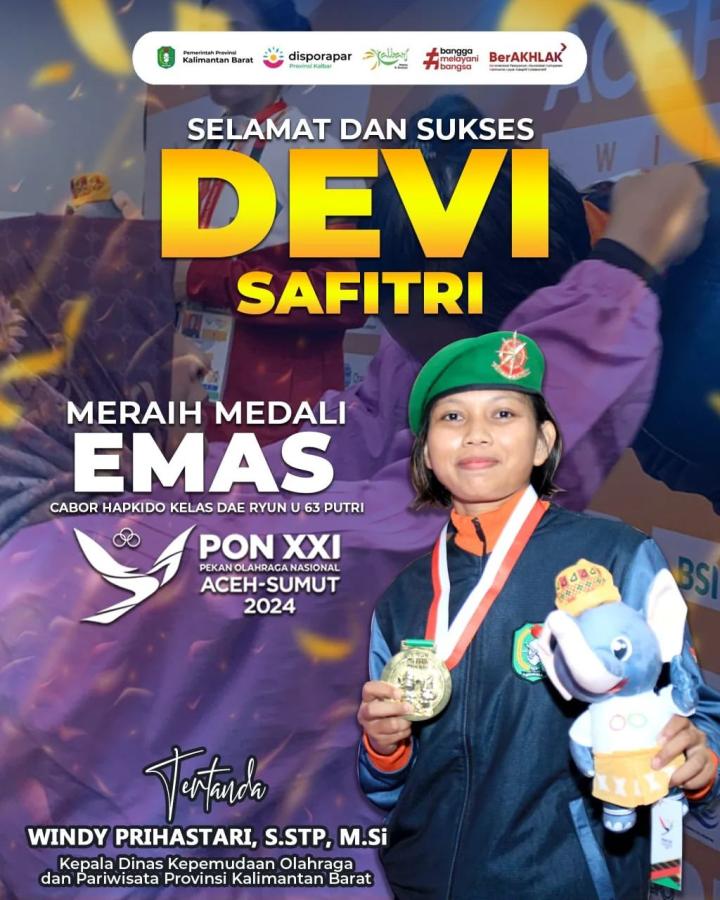 Selamat dan Sukses Devi Safitri
